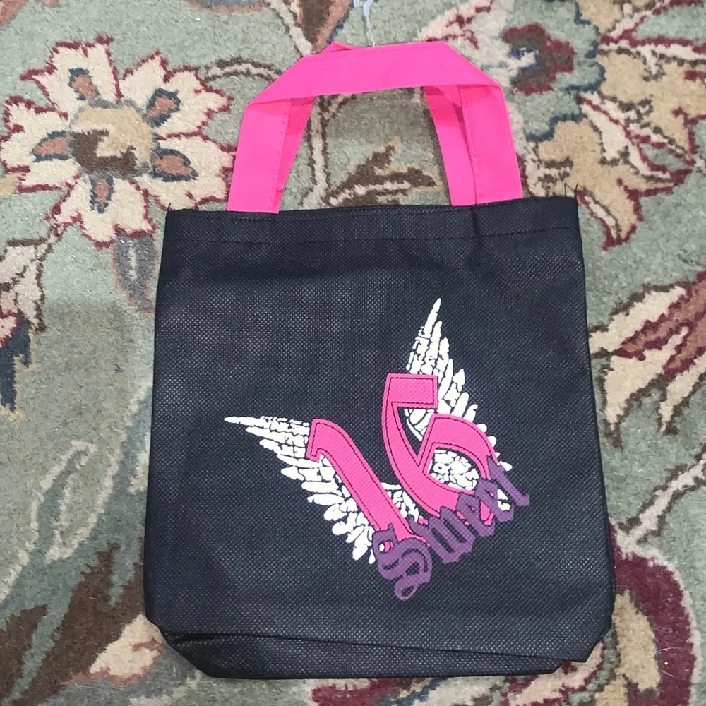 Oriental Trading Company Inc. Sweet 16 Mini Black Tote Bags Lot of 15